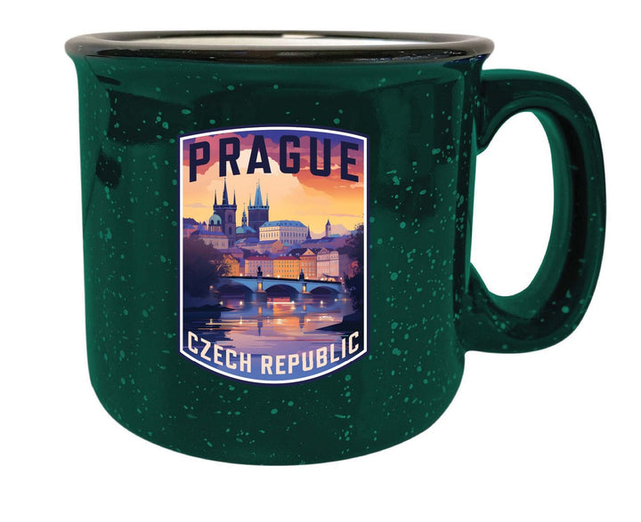 Prague Czech Republic Design B Souvenir 16 oz Ceramic camping mug Image 2