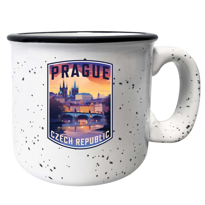 Prague Czech Republic Design B Souvenir 16 oz Ceramic camping mug Image 3