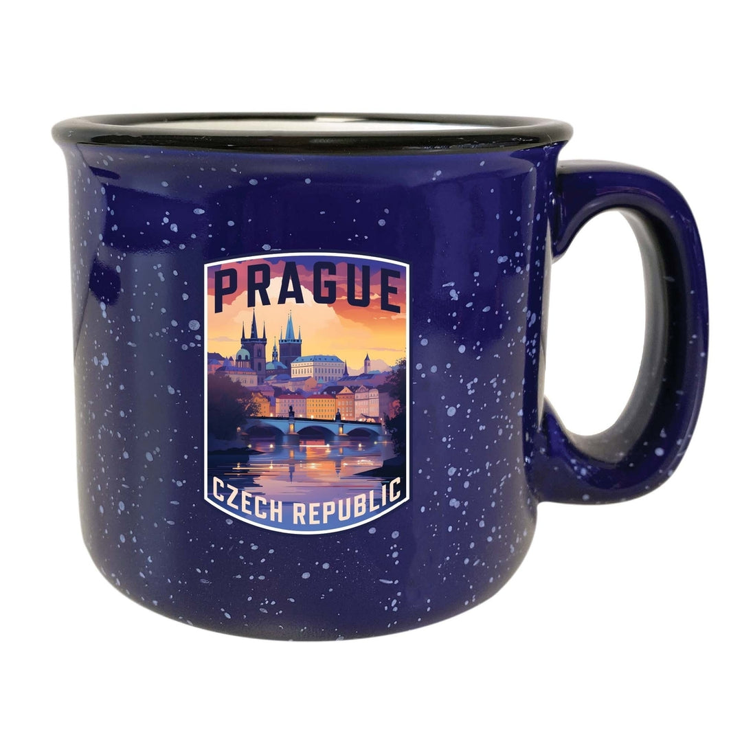 Prague Czech Republic Design B Souvenir 16 oz Ceramic camping mug Image 4