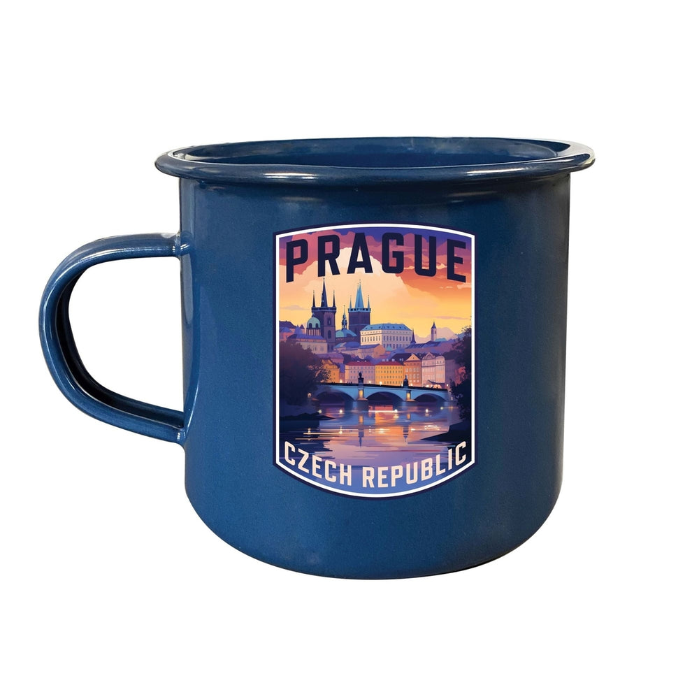 Prague Czech Republic Design B Souvenir Tin Camper Coffee Mug Image 2