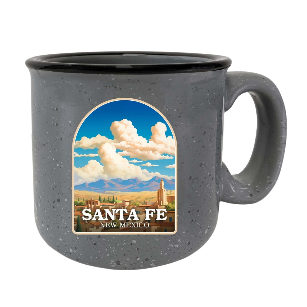 Santa Fe Mexico Design A Souvenir 16 oz Ceramic camping mug Image 1