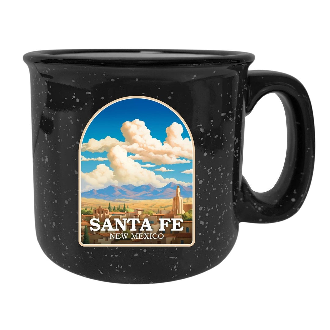 Santa Fe Mexico Design A Souvenir 16 oz Ceramic camping mug Image 1