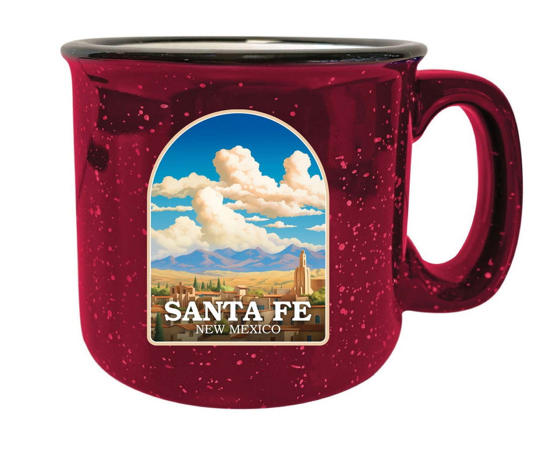 Santa Fe Mexico Design A Souvenir 16 oz Ceramic camping mug Image 3