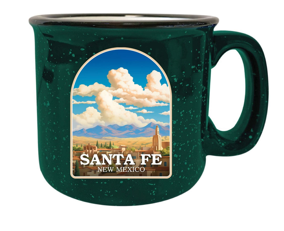 Santa Fe Mexico Design A Souvenir 16 oz Ceramic camping mug Image 1