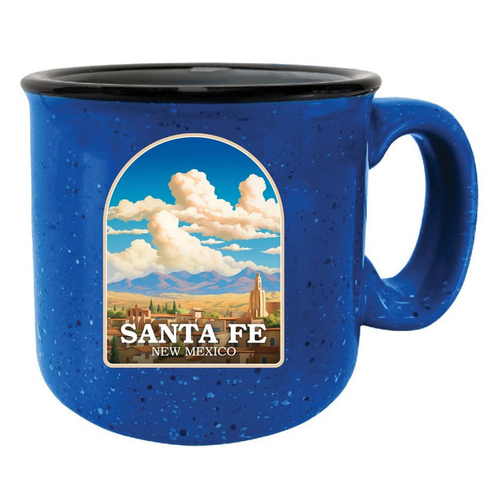 Santa Fe Mexico Design A Souvenir 16 oz Ceramic camping mug Image 1