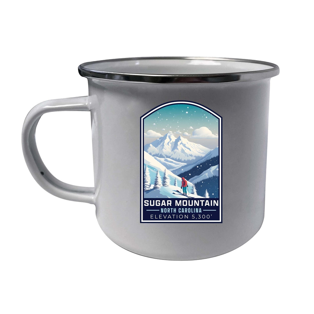 Sugar Mountain North Carolina Design B Souvenir Tin Camper Coffee Mug Image 1