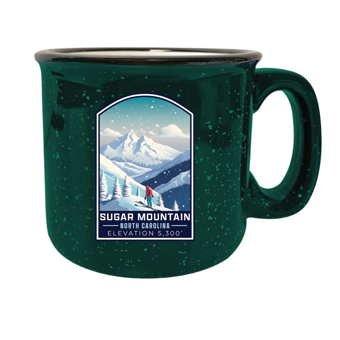 Sugar Mountain North Carolina Design B Souvenir 16 oz Ceramic camping mug Image 1