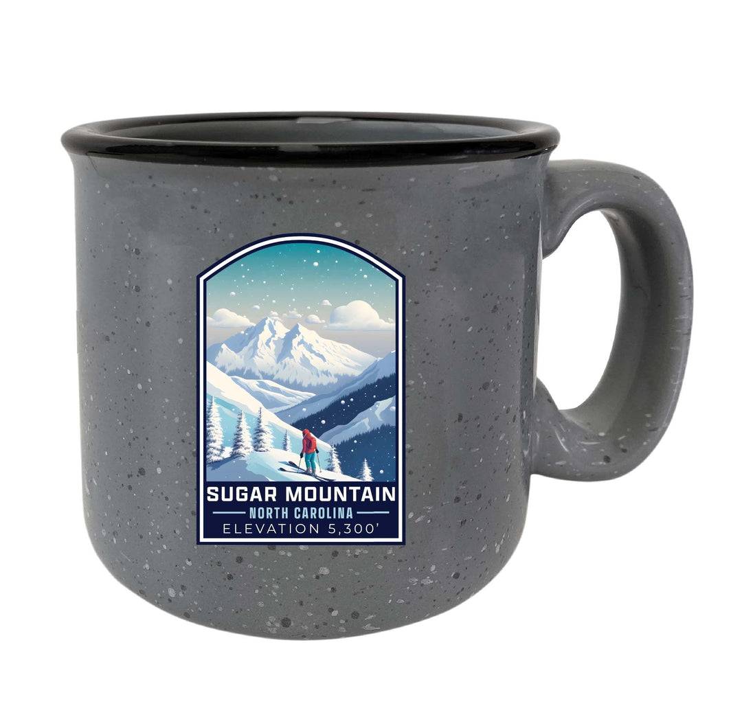 Sugar Mountain North Carolina Design B Souvenir 16 oz Ceramic camping mug Image 1