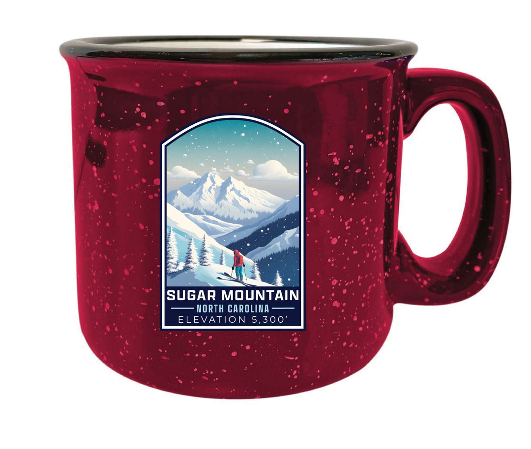 Sugar Mountain North Carolina Design B Souvenir 16 oz Ceramic camping mug Image 4