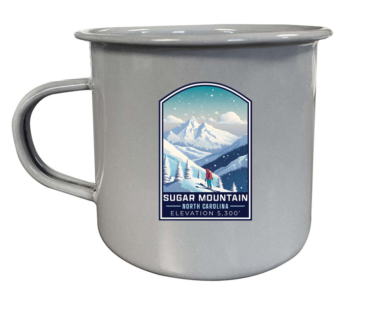 Sugar Mountain North Carolina Design B Souvenir Tin Camper Coffee Mug Image 2