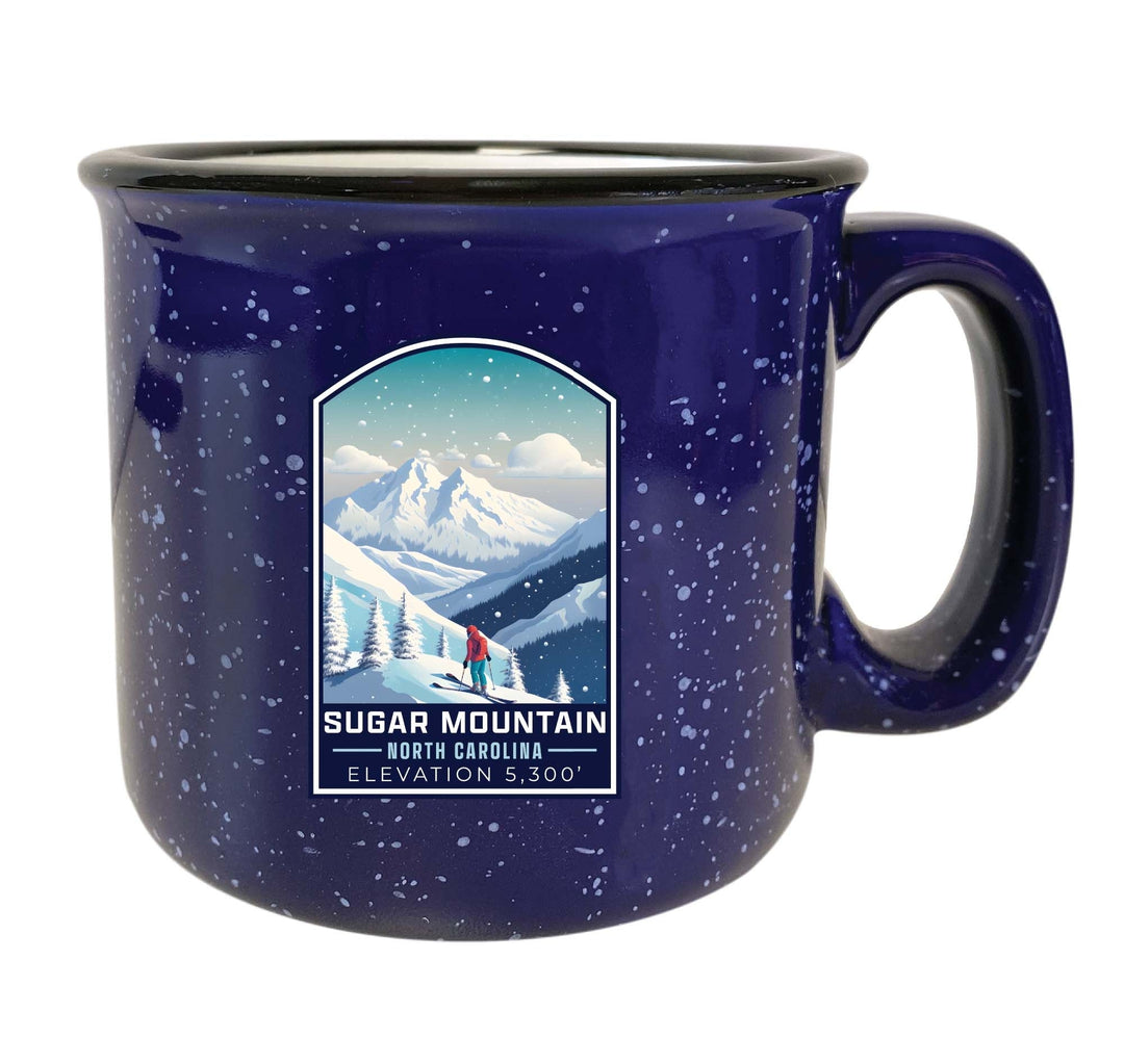 Sugar Mountain North Carolina Design B Souvenir 16 oz Ceramic camping mug Image 4