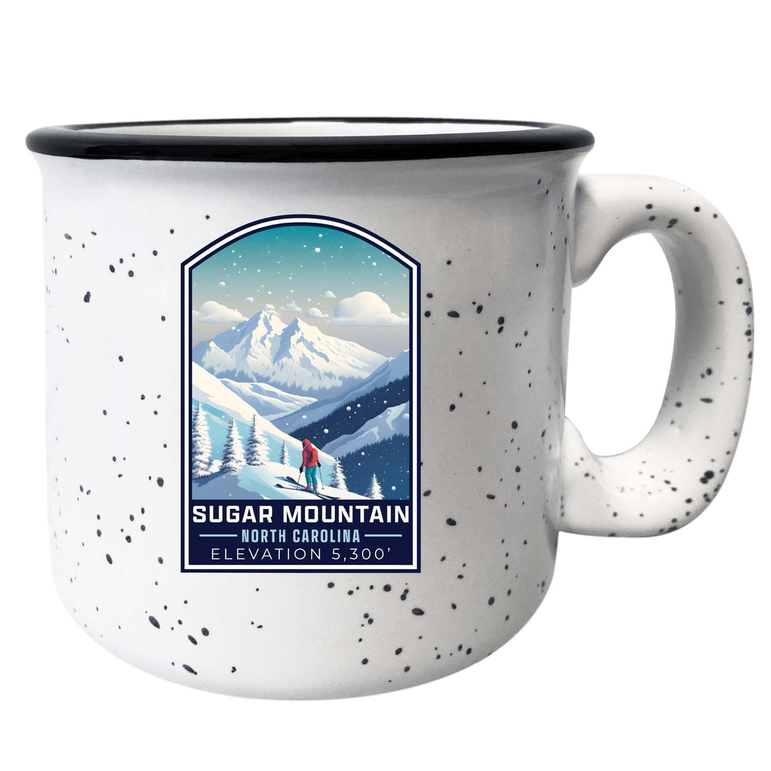 Sugar Mountain North Carolina Design B Souvenir 16 oz Ceramic camping mug Image 6