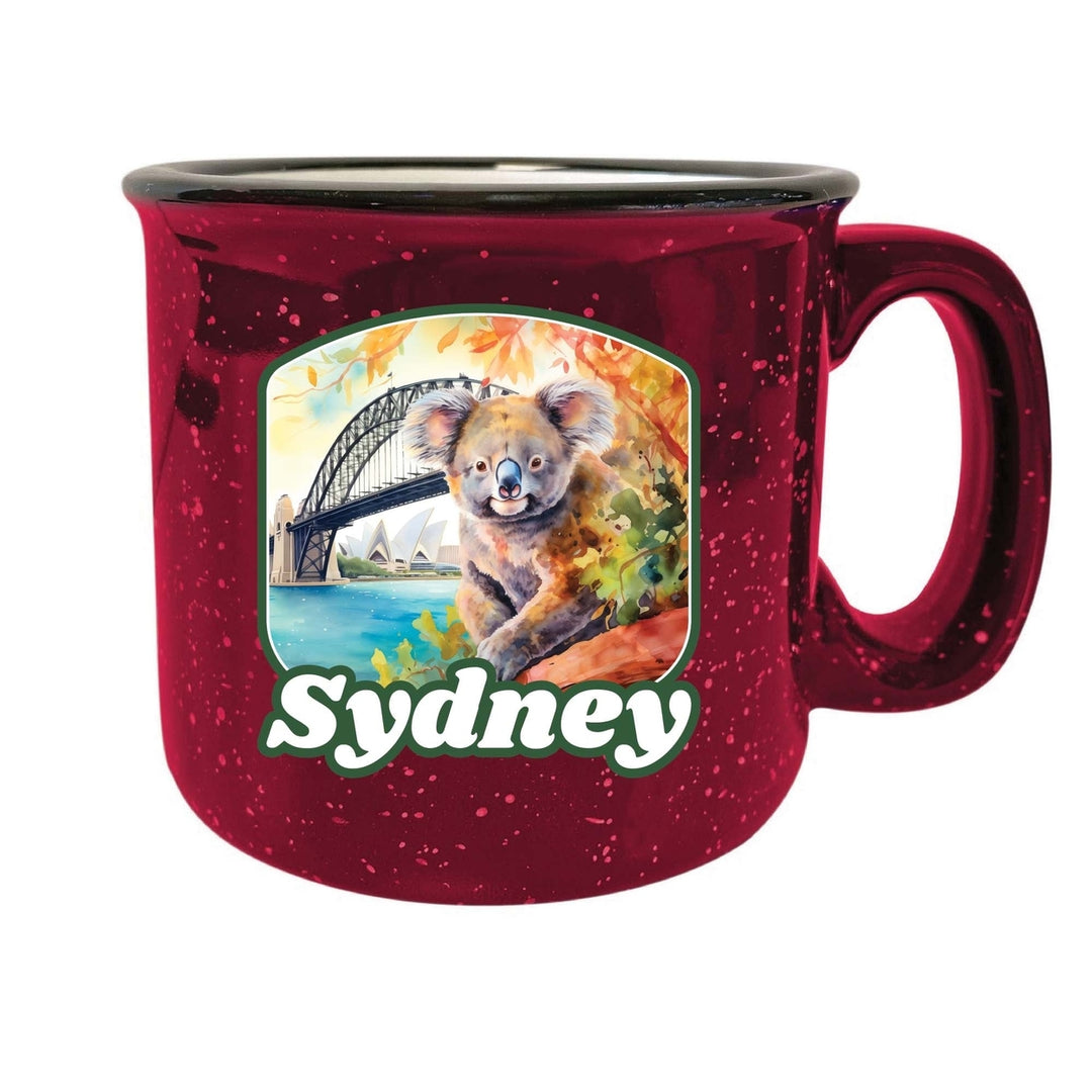 Sydney Australia Design C Souvenir 16 oz Ceramic camping mug Image 1