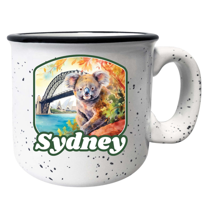 Sydney Australia Design C Souvenir 16 oz Ceramic camping mug Image 2