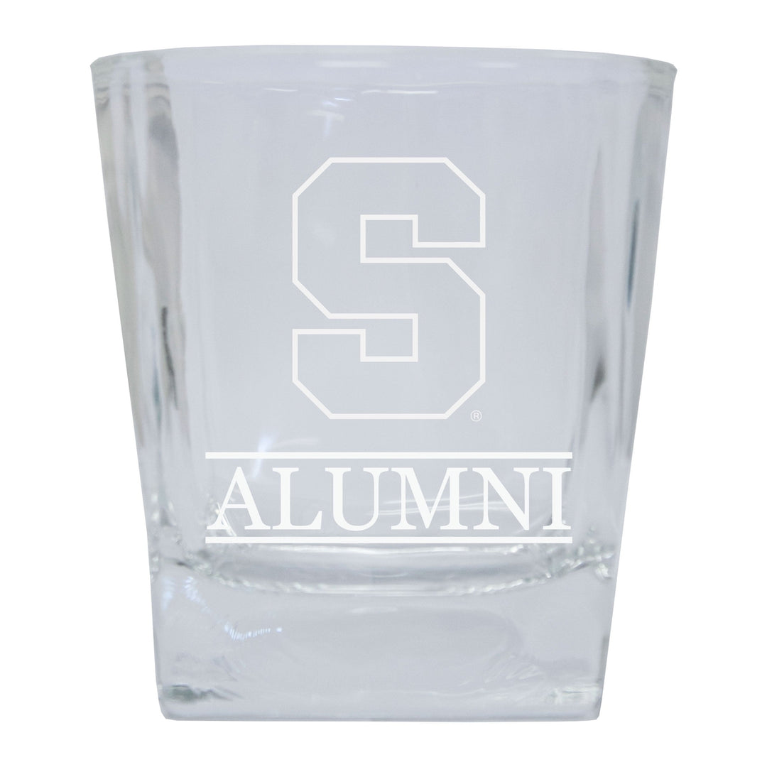 Syracuse Orange Etched Alumni 8 oz Whiskey Rocks Glass Officially Licensed Collegiate Product Image 1