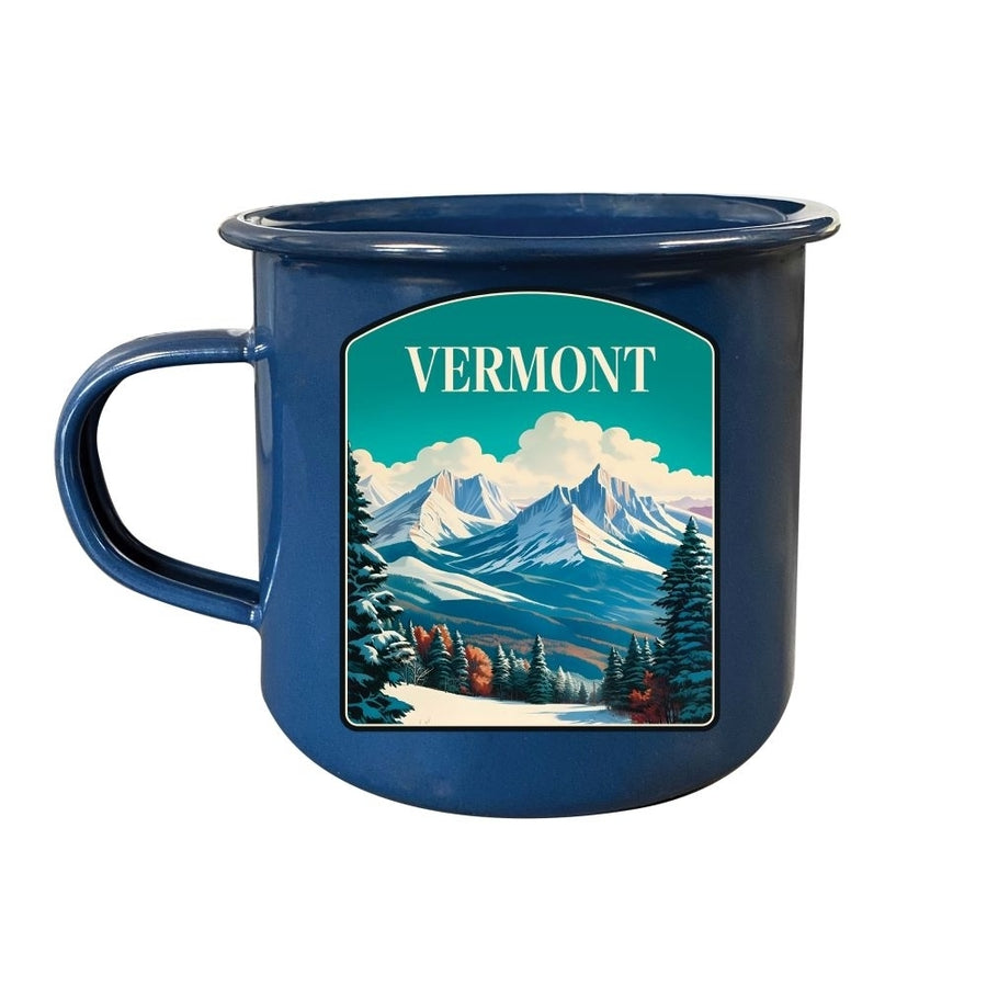 Vermont Design A Souvenir Tin Camper Coffee Mug Image 1