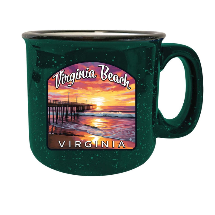 Virginia Beach Viginia Design A Souvenir 16 oz Ceramic camping mug Image 4