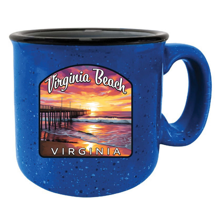 Virginia Beach Viginia Design A Souvenir 16 oz Ceramic camping mug Image 6