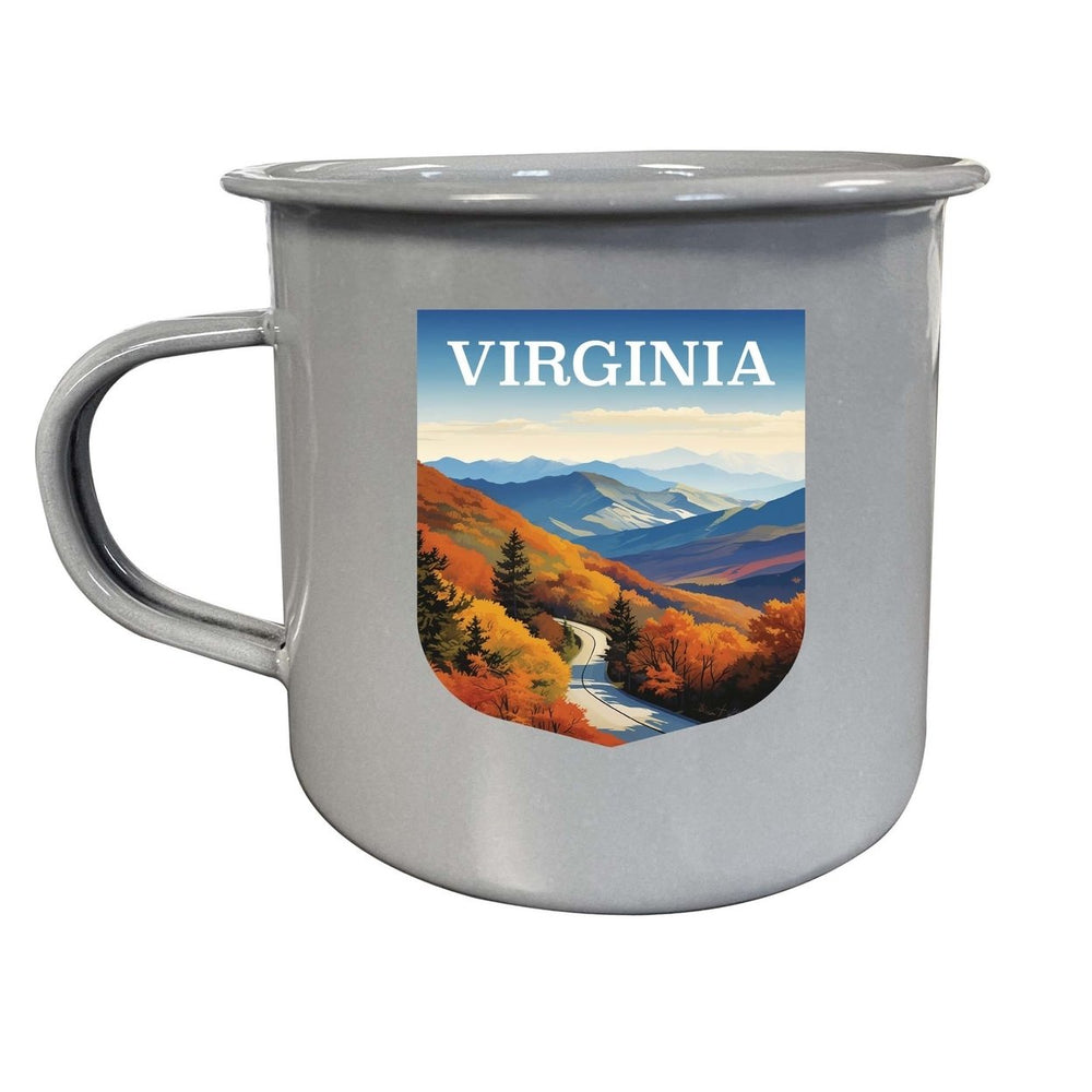 Virginia Design A Souvenir Tin Camper Coffee Mug Image 2