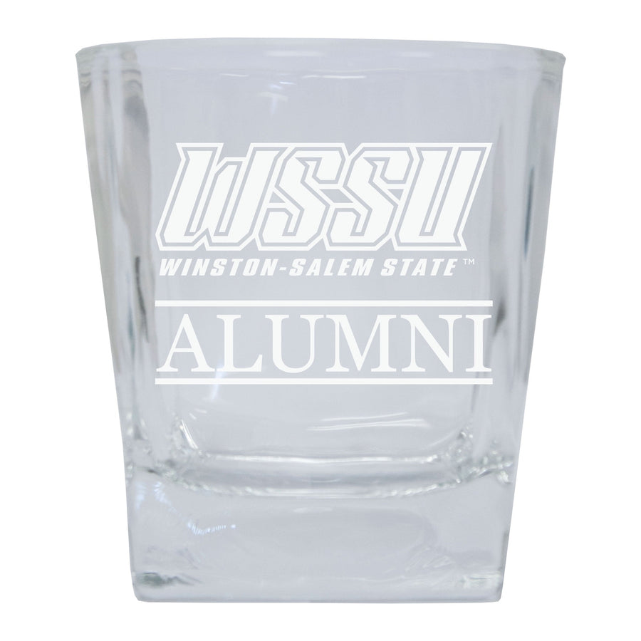 Winston Salem State Etched Alumni 5 oz Shooter Glass Officially Licensed Collegiate Product Image 1