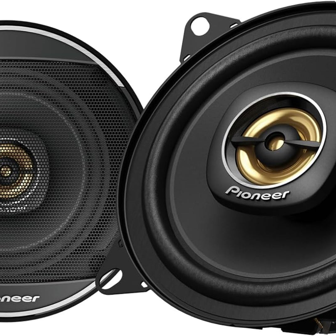 Pioneer TS-A1081F 4-Inch 2-Way Coaxial Car Speakers Black Clear Sound Bass Performance Image 3