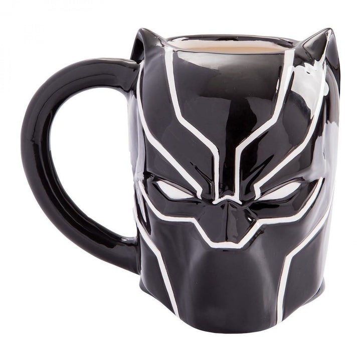 Black Panther Marvel Sculpted Character Ceramic Mug Image 1