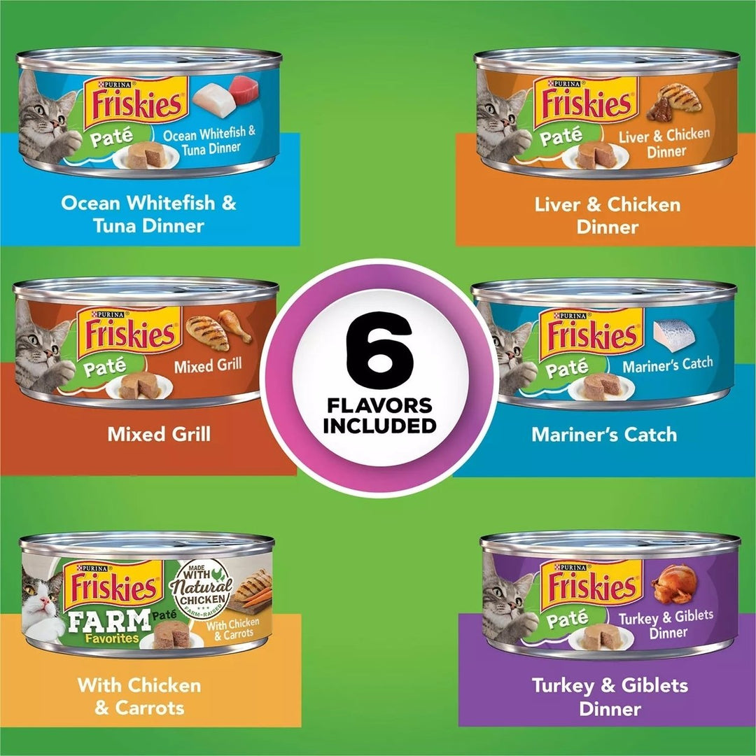 Purina Friskies Pate Wet Cat Food Variety Pack 5.5 Ounce (60 Count) Image 2