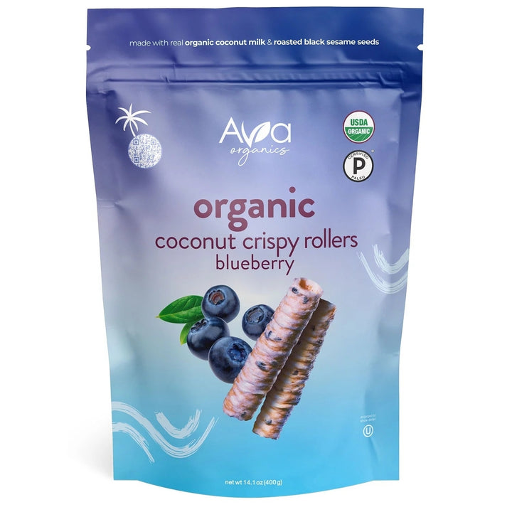 Ava Organics Blueberry Coconut Crispy Rollers14.1 Ounce Image 1