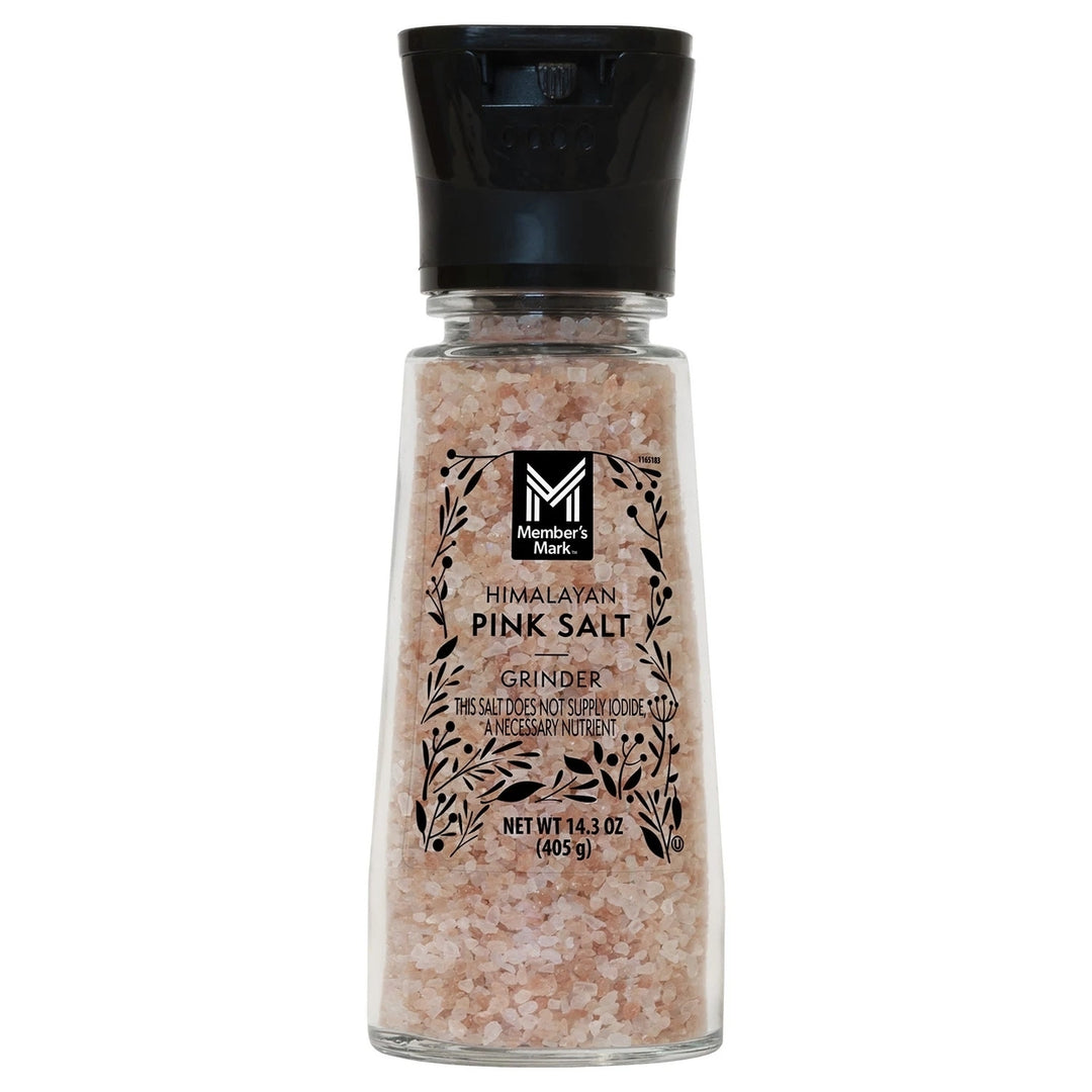 Members Mark Himalayan Pink Salt Grinder 14.3 Ounce Image 1