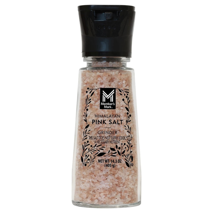 Members Mark Himalayan Pink Salt Grinder 14.3 Ounce Image 1