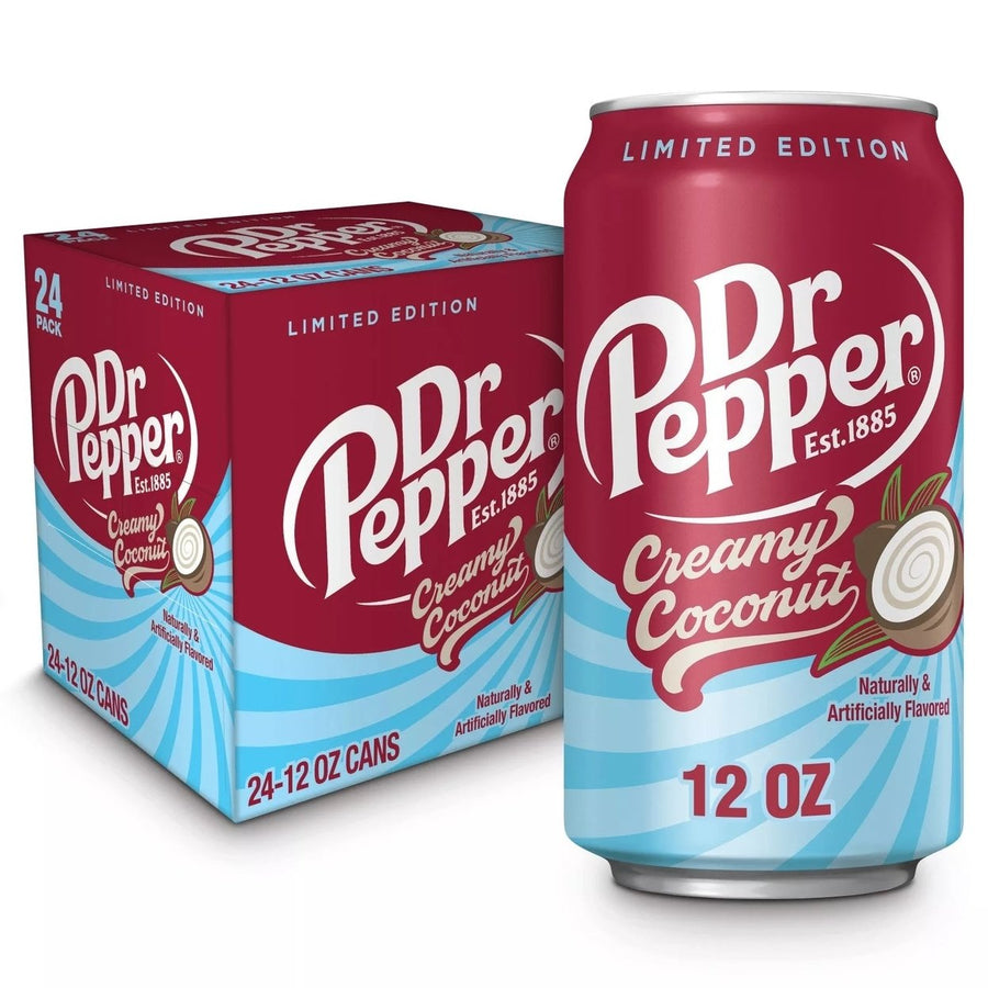 Dr Pepper Creamy Coconut12 Fluid Ounce (Pack of 24) Image 1