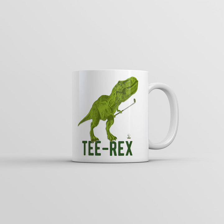 Tee Rex Golf Mug Funny Sarcastic Golfing Dino Graphic Coffee Cup-11oz Image 1