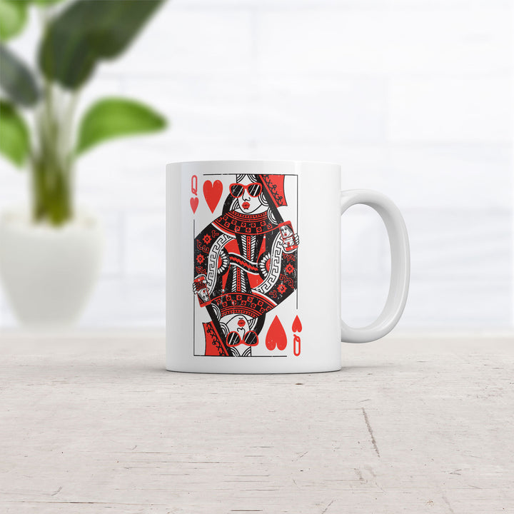 Queen Of Hearts Mug Funny Vintage Graphic Coffee Cup-11oz Image 2