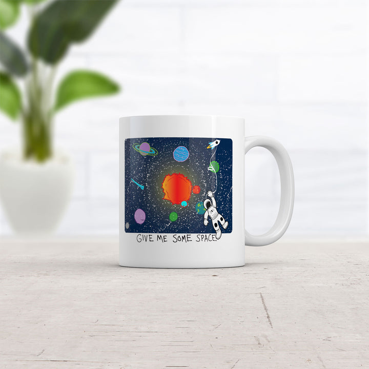 Give Me Some Space Mug Funny Sarcastic Astronaut Coffee Cup-11oz Image 2