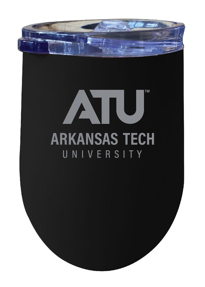 Arkansas Tech University 12 oz Engraved Insulated Wine Stainless Steel Tumbler Officially Licensed Collegiate Product Image 1