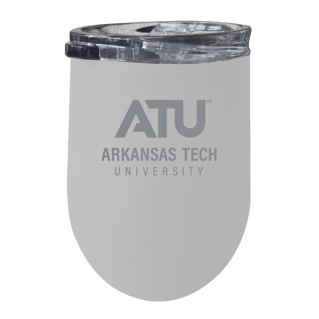 Arkansas Tech University 12 oz Engraved Insulated Wine Stainless Steel Tumbler Officially Licensed Collegiate Product Image 4