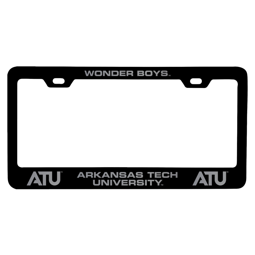 Arkansas Tech University Engraved Metal License Plate Frame Officially Licensed Collegiate Product Image 1