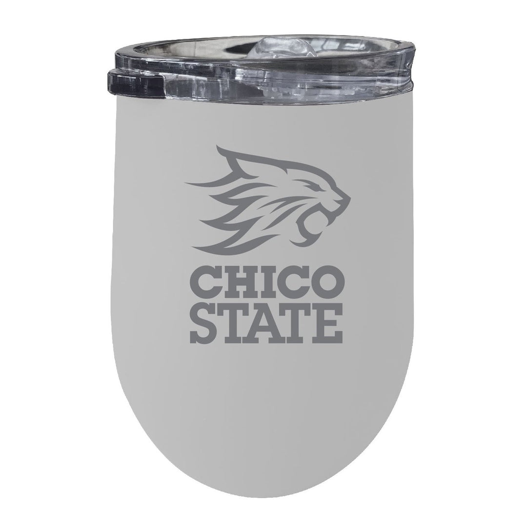 California State University Chico 12 oz Engraved Insulated Wine Stainless Steel Tumbler Officially Licensed Collegiate Image 4