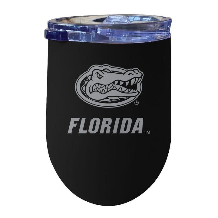 Florida Gators 12 oz Engraved Insulated Wine Stainless Steel Tumbler Officially Licensed Collegiate Product Image 1