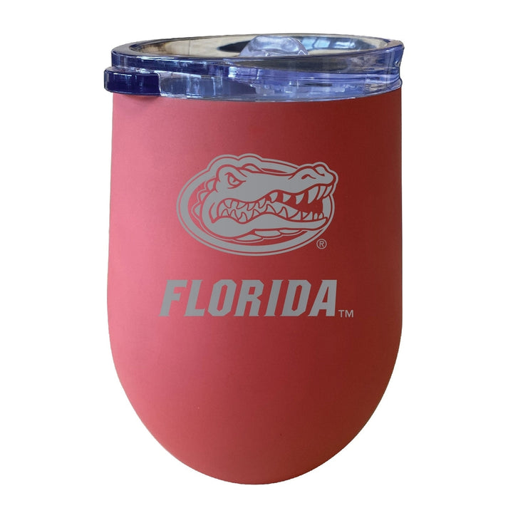 Florida Gators 12 oz Engraved Insulated Wine Stainless Steel Tumbler Officially Licensed Collegiate Product Image 2