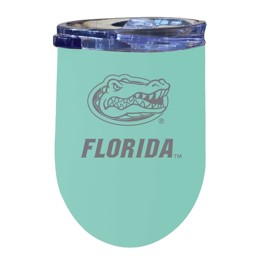 Florida Gators 12 oz Engraved Insulated Wine Stainless Steel Tumbler Officially Licensed Collegiate Product Image 4