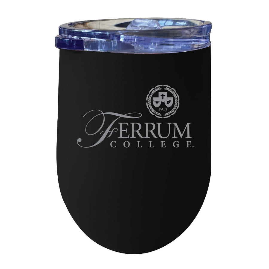 Ferrum College 12 oz Engraved Insulated Wine Stainless Steel Tumbler Officially Licensed Collegiate Product Image 1