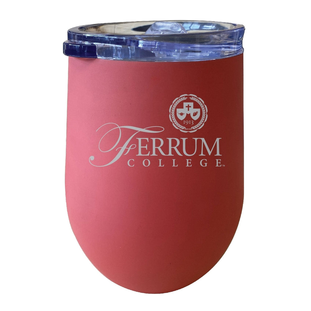 Ferrum College 12 oz Engraved Insulated Wine Stainless Steel Tumbler Officially Licensed Collegiate Product Image 2