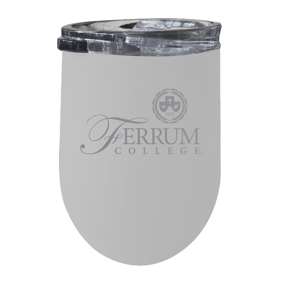 Ferrum College 12 oz Engraved Insulated Wine Stainless Steel Tumbler Officially Licensed Collegiate Product Image 4