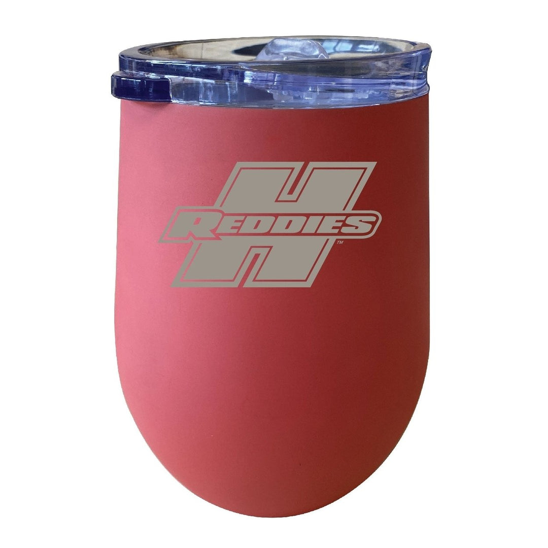 Henderson State Reddies 12 oz Engraved Insulated Wine Stainless Steel Tumbler Officially Licensed Collegiate Product Image 2