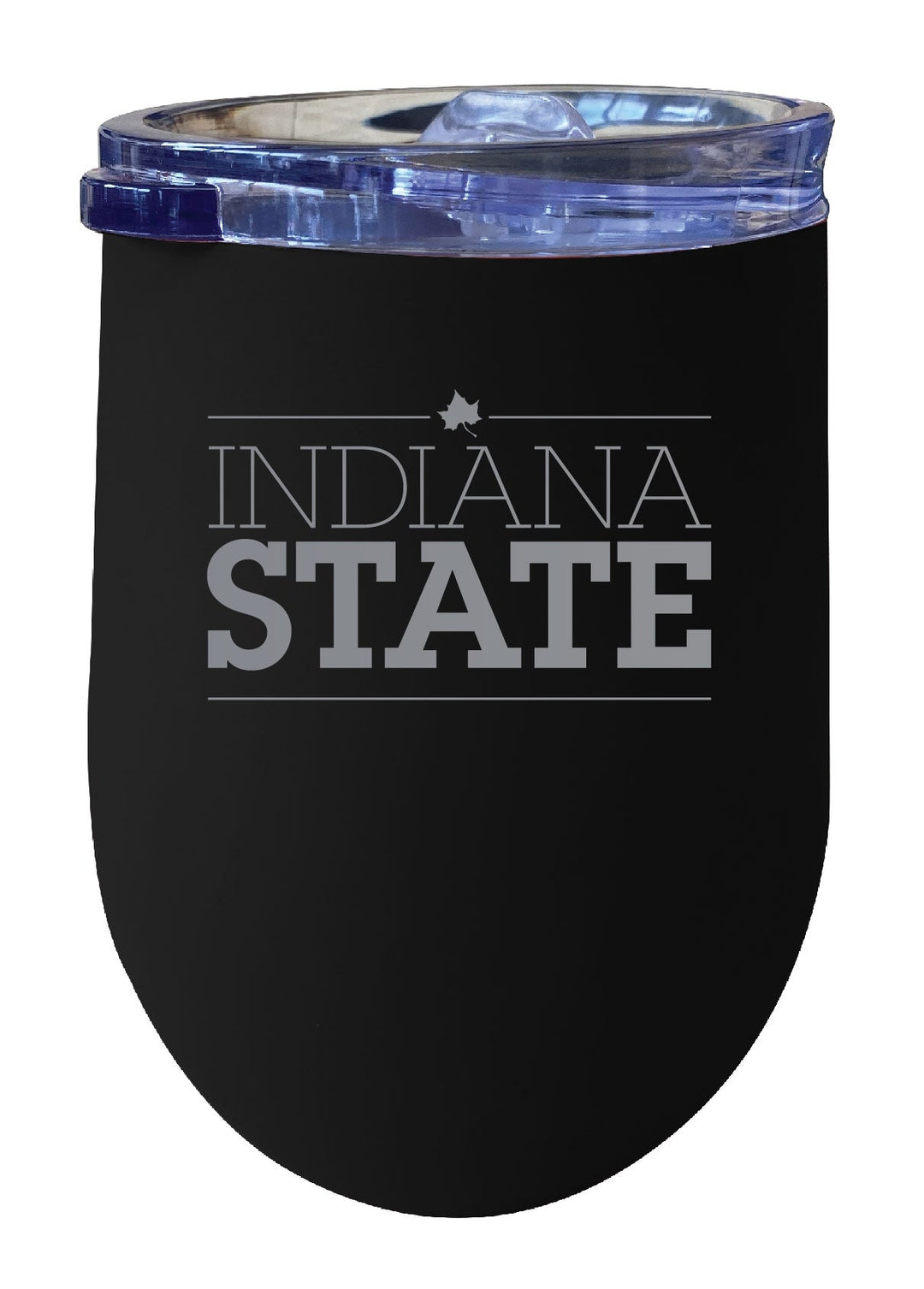 Indiana State University 12 oz Engraved Insulated Wine Stainless Steel Tumbler Officially Licensed Collegiate Product Image 1