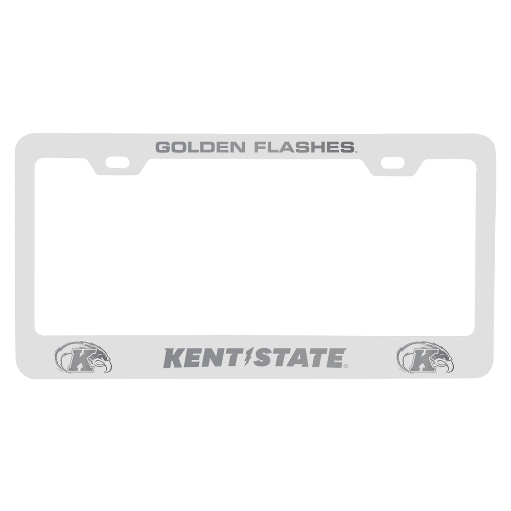 Kent State University Engraved Metal License Plate Frame Officially Licensed Collegiate Product Image 2