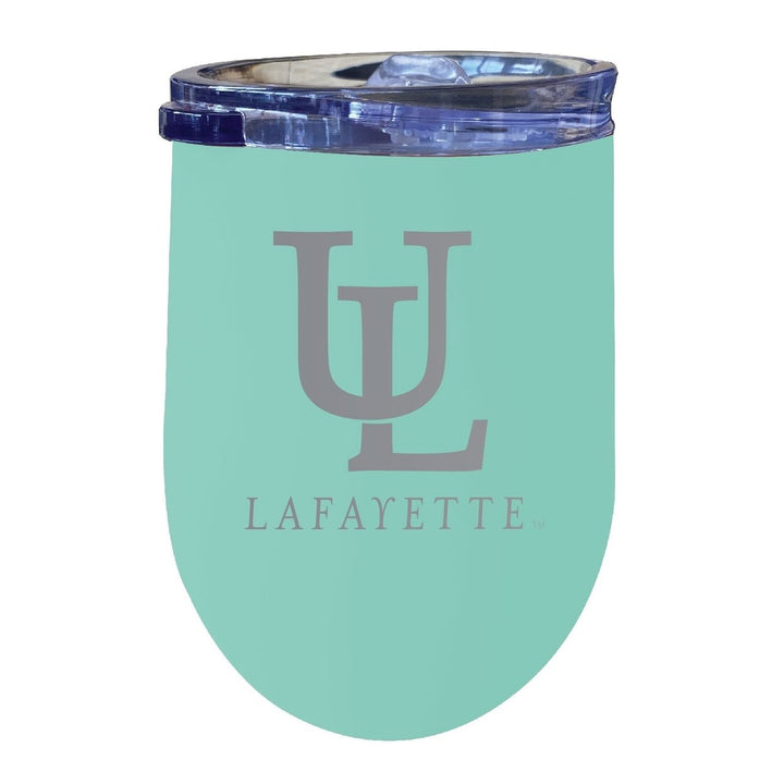 Louisiana at Lafayette 12 oz Engraved Insulated Wine Stainless Steel Tumbler Officially Licensed Collegiate Product Image 4