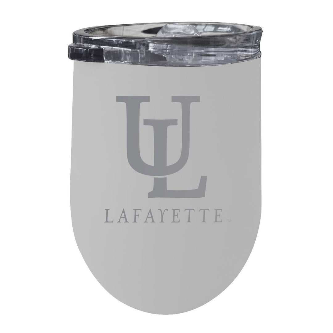 Louisiana at Lafayette 12 oz Engraved Insulated Wine Stainless Steel Tumbler Officially Licensed Collegiate Product Image 4