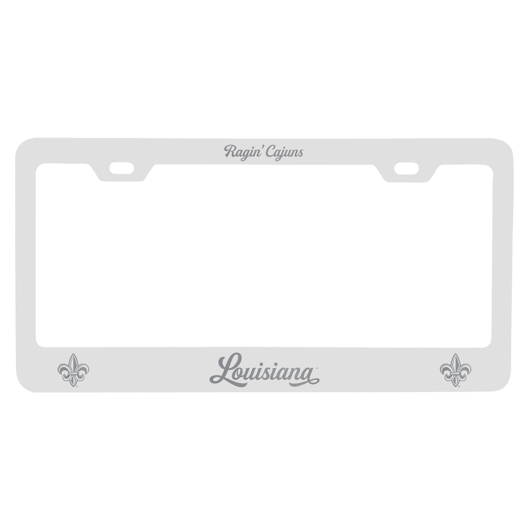 Louisiana at Lafayette Engraved Metal License Plate Frame Officially Licensed Collegiate Product Image 2